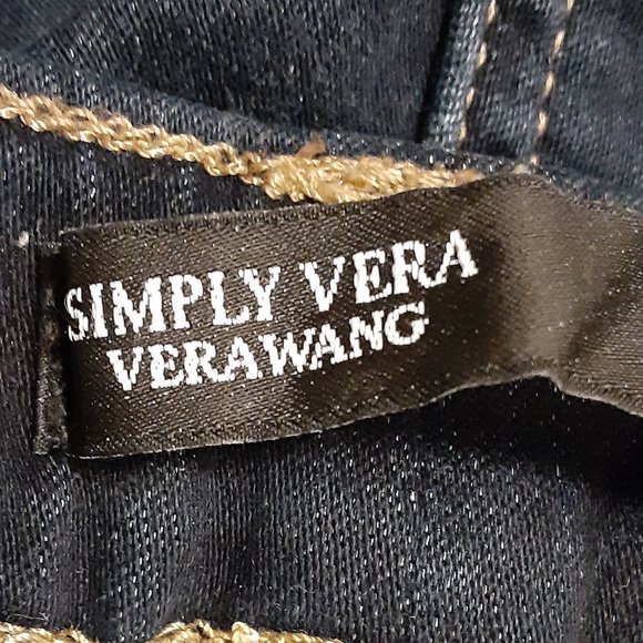 SIMPLY VERA VERA WANG Women's Jean Leggings Size 1X - Picture 8 of 9